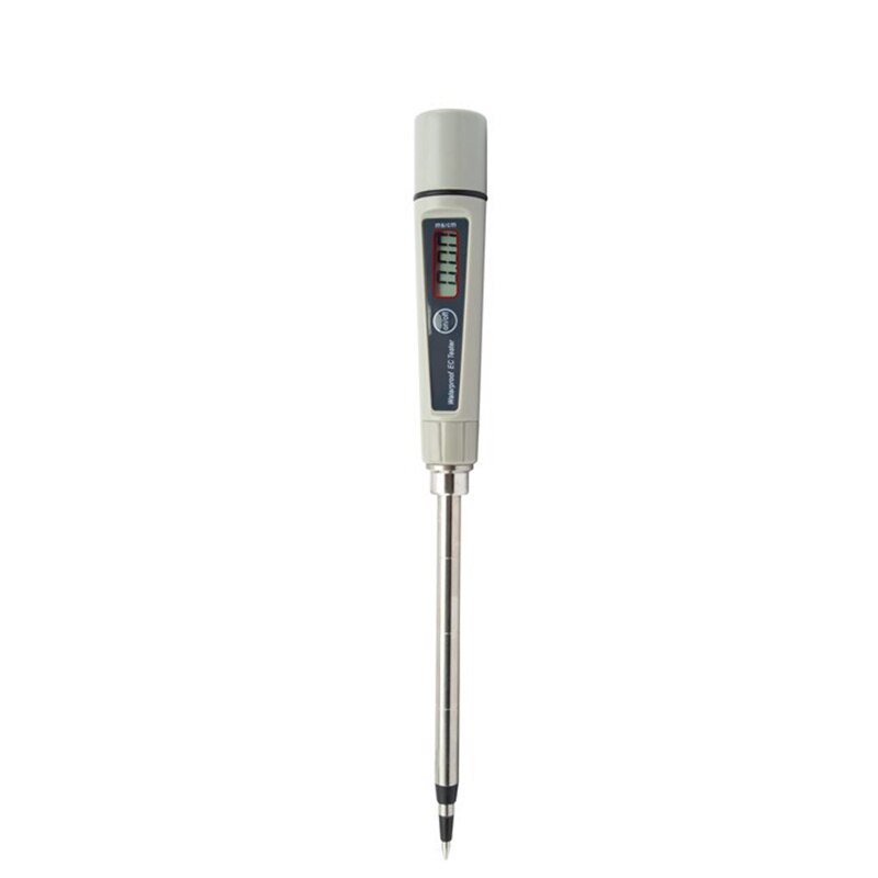 EC-316 Direct Soil EC Tester Digital Conductivity Meter ATC 0-4.00 MS/cm for Aquarium Swimming Pool Soil Hydroponics: Default Title