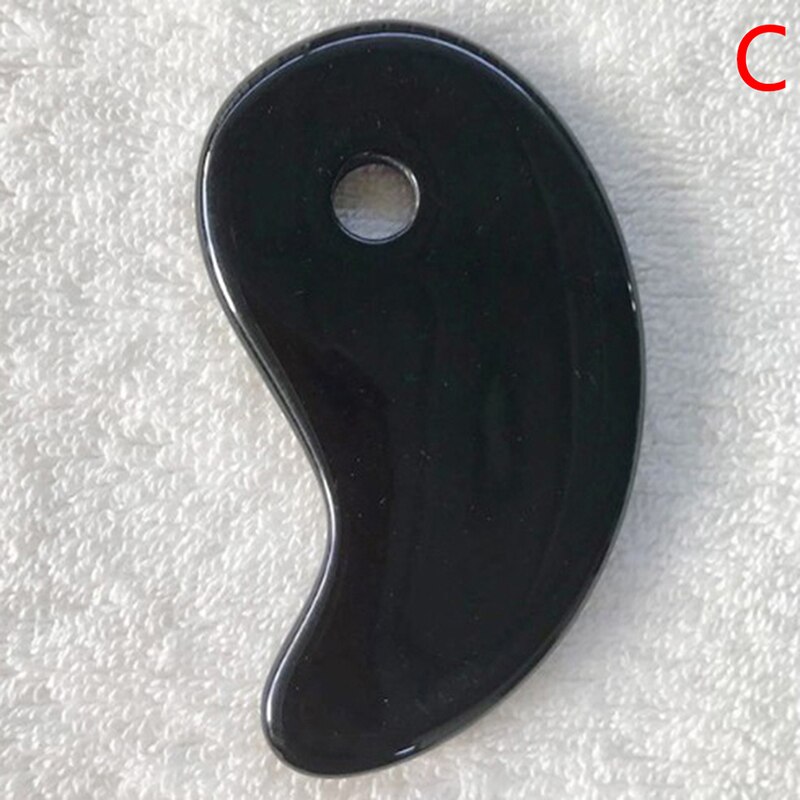 Gezicht Gua Sha Boord Gezicht Schrapen Sloop Plaat Gezicht Body Massage Tool: C