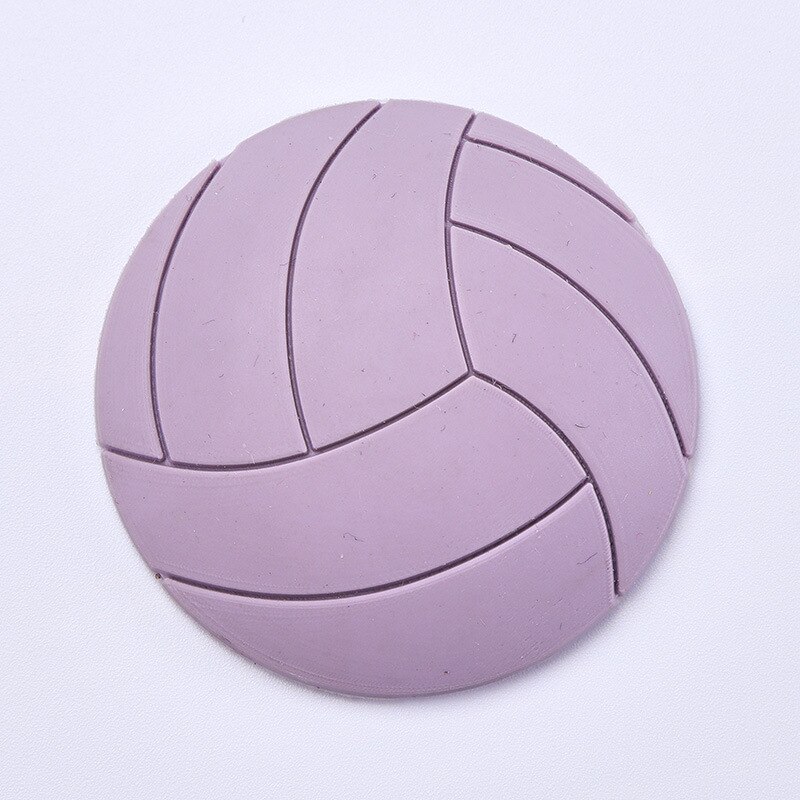 1 stuks deurstok schattige golf basketbal volleybal styling rubberen spatbord handvat deurslot beschermpad bescherming: 4