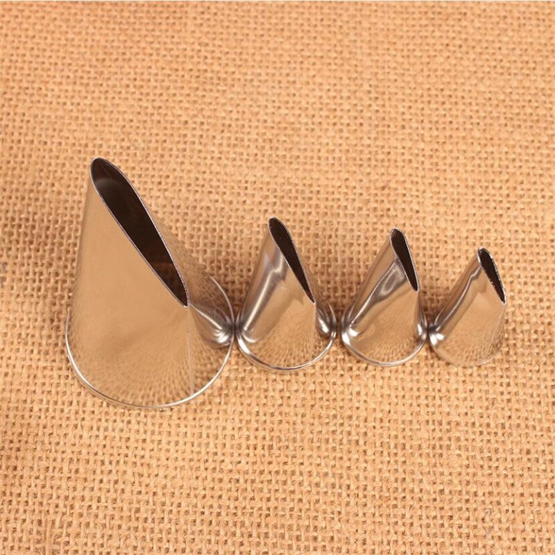4Pcs/3Pc Verschillende Maten Bakken Tools Rose Bloemen Nozzles Creatieve Icing Piping Nozzle Gebak Tips Suiker Ambachtelijke fondant Tool