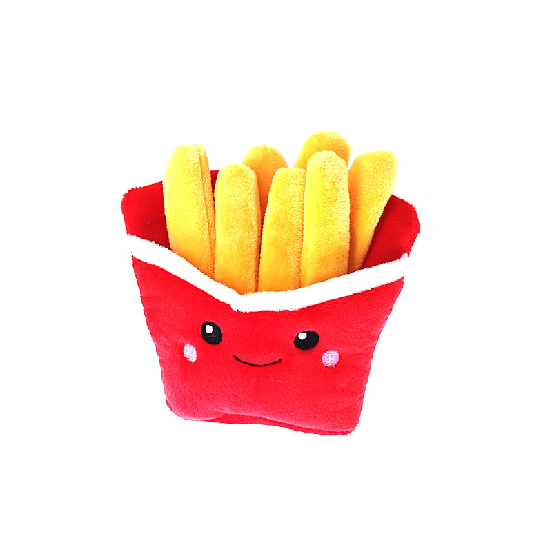 Hamburger Huisdier Knuffel, Klinkende Speelgoed, Frieten, Hamburger Milkshake Beker Met Bb Oproep, geluid Papier