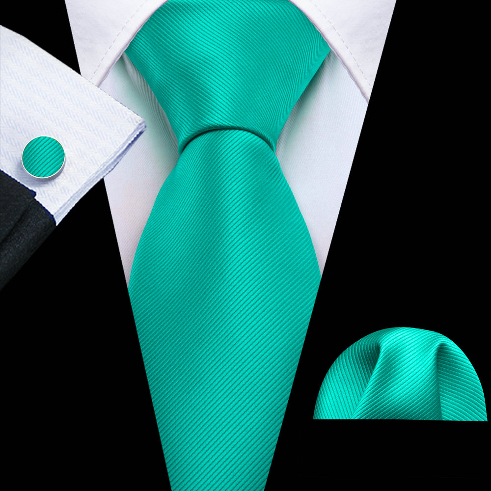 Gravata de seda azul claro para homens 2023 mais novo bolso sólido abotoaduras quadradas tecido terno gravata conjuntos festa de casamento presente barry.wang 6481: Cinza escuro