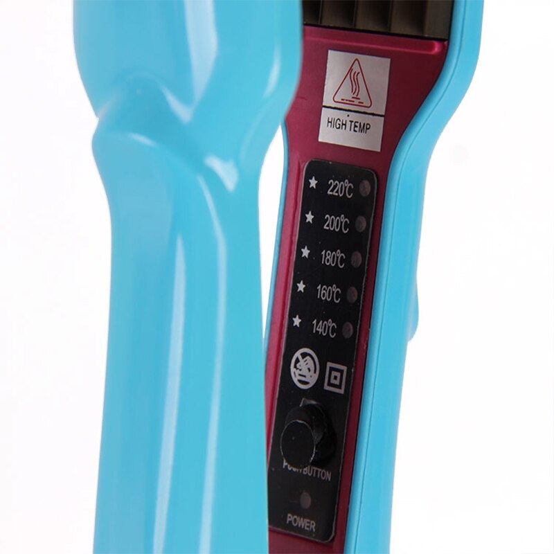 TOHUAN Hair Corrugated Iron Crimped Fluffy Hair Waving Iron Electric Crimp Hair Irons Beauty Styling Tools 110-220V