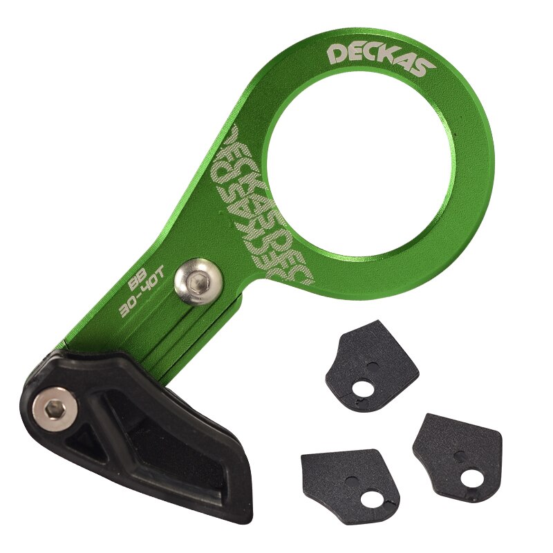DECKAS Bike Chain Guide ISCG 03 ISCG 05 BB Mount Bicycle Chain Guide CNC Single Speed Wide Narrow Gear Chain Guide: BB green