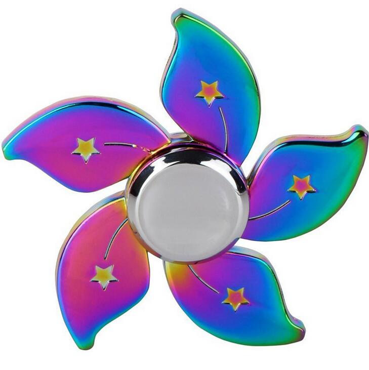 Rainbow Colorful Multicolor Star Dragon Eyes Crab Cat Footprint CKF Fidget Metal Spinner Anti Stress Christmas Birthday: Style 15