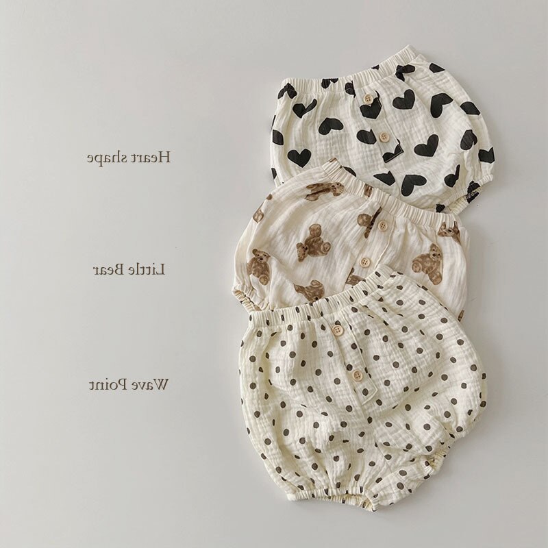 2022 letnie nowe dziecięce śliczne spodnie Pp śliczne nadruk niedźwiedzia dziecięce spodenki chłopięce modne spodenki dziecięce kropka luźne krótkie spodenki malucha