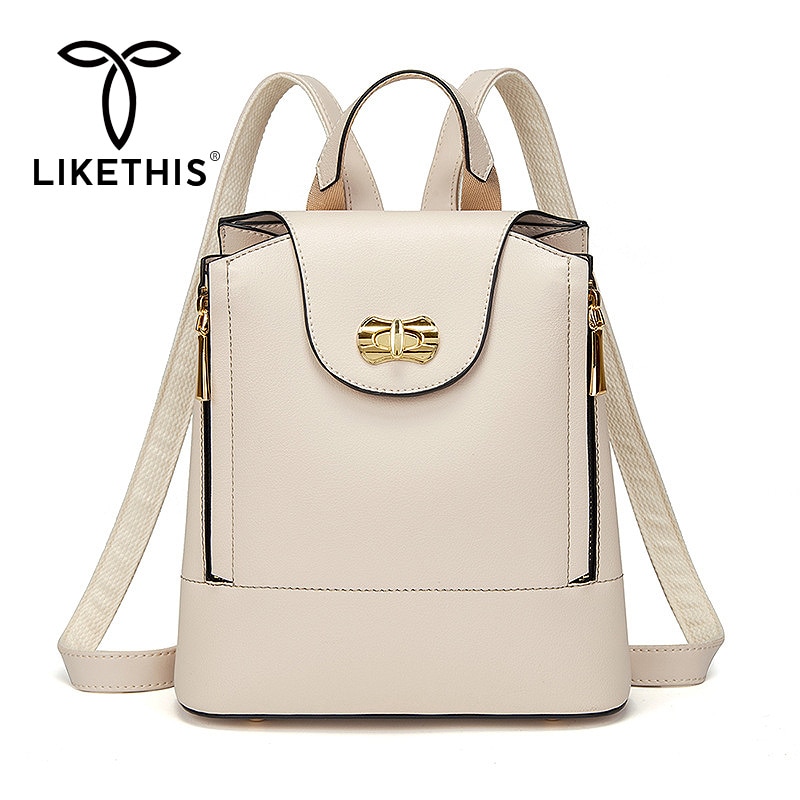 Som denne ryggsekken dame svart pu skinn luksuriøse skuldervesker høykapasitets vesker for kvinner рюкзак женский