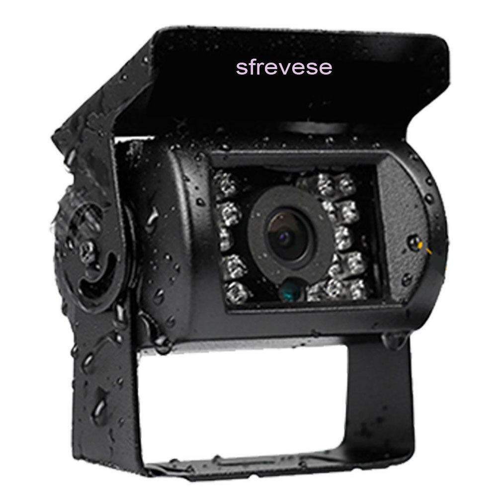 9" TFT LCD Rear View Monitor + Waterproof 4Pin 18 LED Reversing Parking Backup Camera Kit Free 20M cable for Bus Truck Motorhome