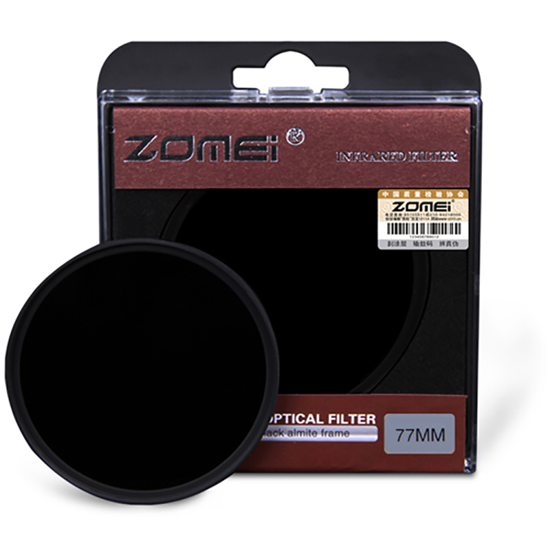 Zomei Infrared IR filter 680nm 720nm 760nm 850nm 950nm IR filter 37mm 49mm 52mm 58mm 67mm 72mm 82mm for SLR DSLR camera lens