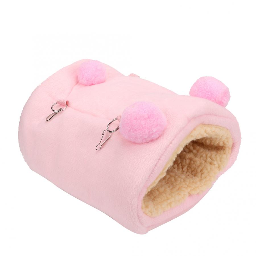 Tyk mini flannelette kæledyr hamster varm hængekøje hængende sove rede hus gynge seng til egern pindsvin hamster