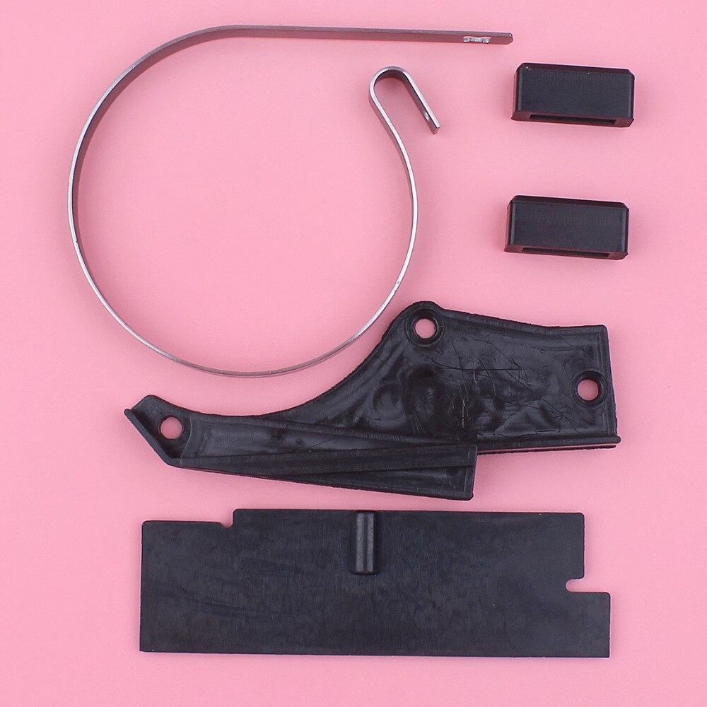 Cadena de banda de freno chino motosierra 5200 52cc primavera aceite de la cubierta deflector guía parachoques Kit de repuesto herramienta parte