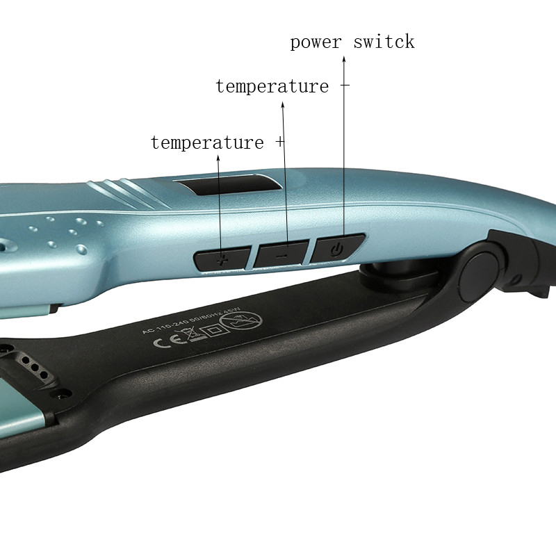 Advanced Ceramic Hair Straightener steam 2 Inch Straightening Iron salon Styling Tools Negative Ionic Flat Iron hairstyle