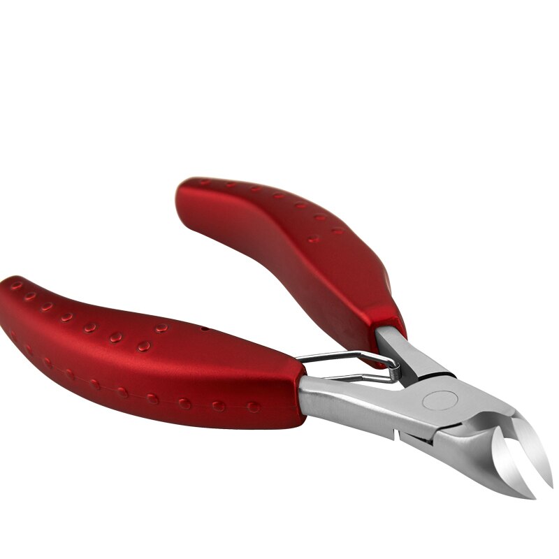 Fuß & Nagel Häutchen Schere Zange Füße Pflege Kappe Nagel Schermaschinen Trimmer Schneider Paronychie Zangen Manikübetreffend Entferner-Werkzeug: rot