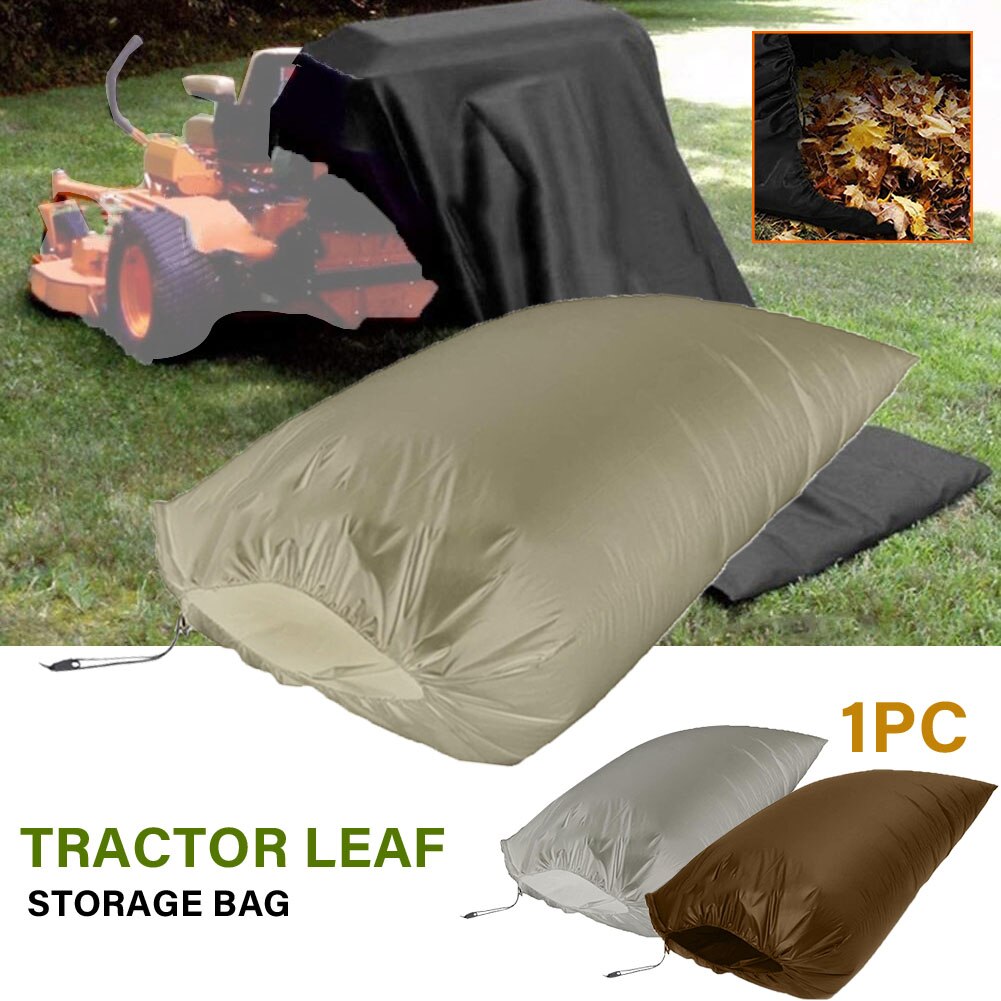 Sac de rangement de feuilles tondeuses à gazon pliable Portable Oxford tissu extérieur outil de nettoyage de jardin Pouchl mauvaises herbes cordon conteneur de déchets