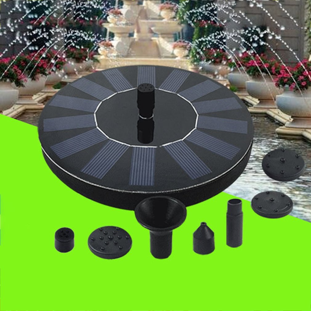 Mini Solar fontein Fountain Garden Pool Pond Solar Panel Floating Fountain Decoration Water Fountain Solar Panel