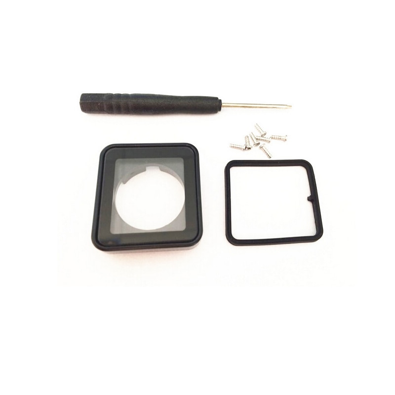 Waterproof Case behuizing UV Lens Vervanging + Waterproof case lens bescherming ring Voor Gopro Hero 4 3 + Sport Camera accessoires