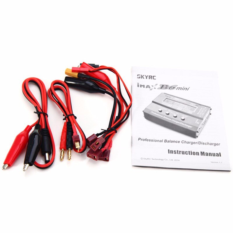 SKYRC iMAX B6 Mini 60W chargeur d'équilibre avec adaptateur 15v 6a pour hélicoptère RC NiMH / NiCd batterie Rechargeable Support PC contrôle