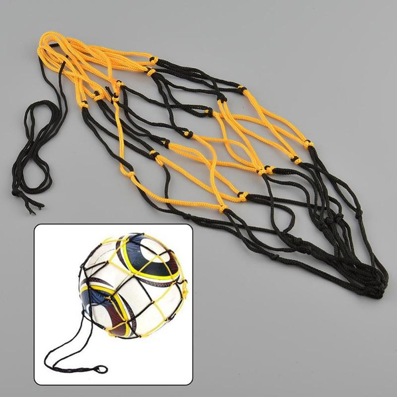 Ball net bag net bag mesh for soccer ball basketball closure durable football standard soccer drawstring volleyball outdoor  a4 l 7: Default Title