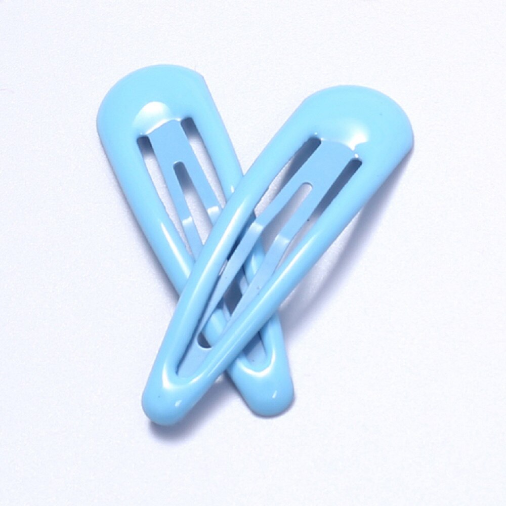 Barrettes à cheveux pour enfants, épingles colorées, couleur bonbon, 1 pièce, accessoires: Sky Blue