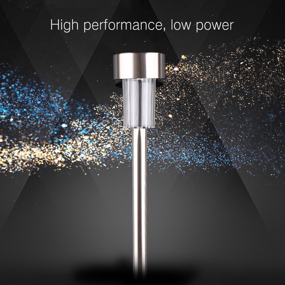 Led Rvs Solar Tuinverlichting Gazon Licht Energiebesparende Solar Lampen Voor Tuin Yard Outdoor Aarding Licht 12 stuks