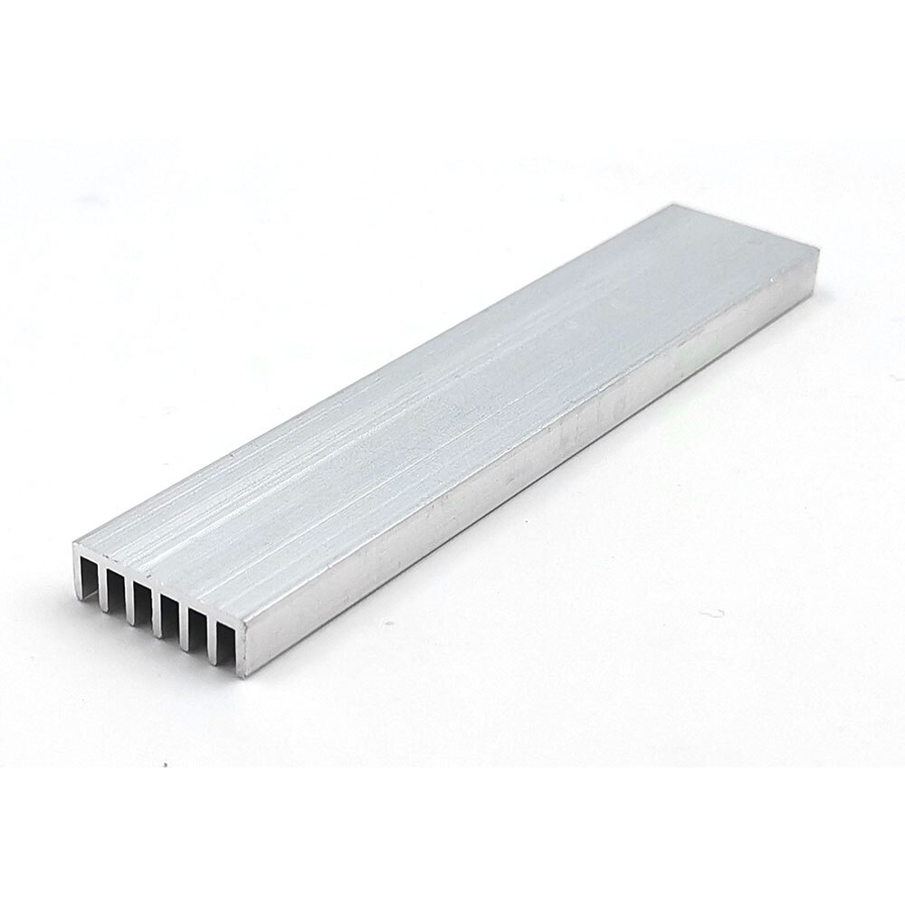 Disipador de calor para barra de luz LED COB, placa de aluminio de 100x20x6mm, radiador de 100mm y 10CM, disipador de calor,