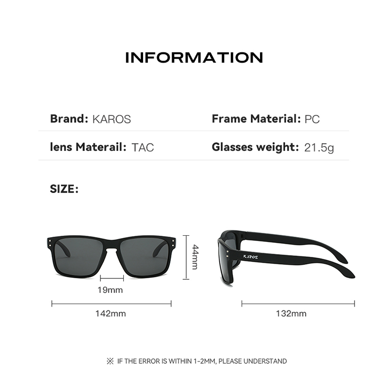 Karos Polarized Sunglasses UV400 Protection Glasses for Men Women Outdoor Hunting Fishing Driving Bicycle Sunglasses