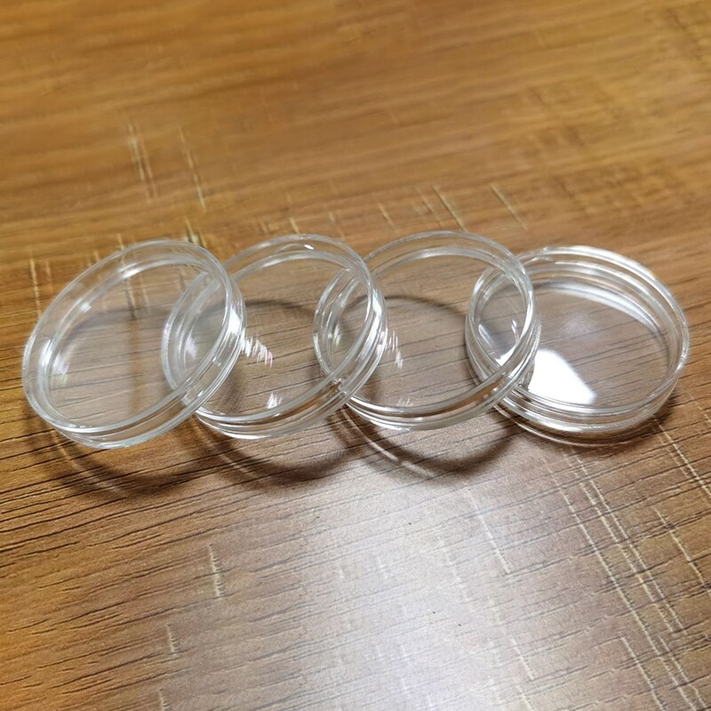 Acrylic Transparent 33mm/35mm Packaging Box Coin Box Quantum Chip Phone Sticker Box