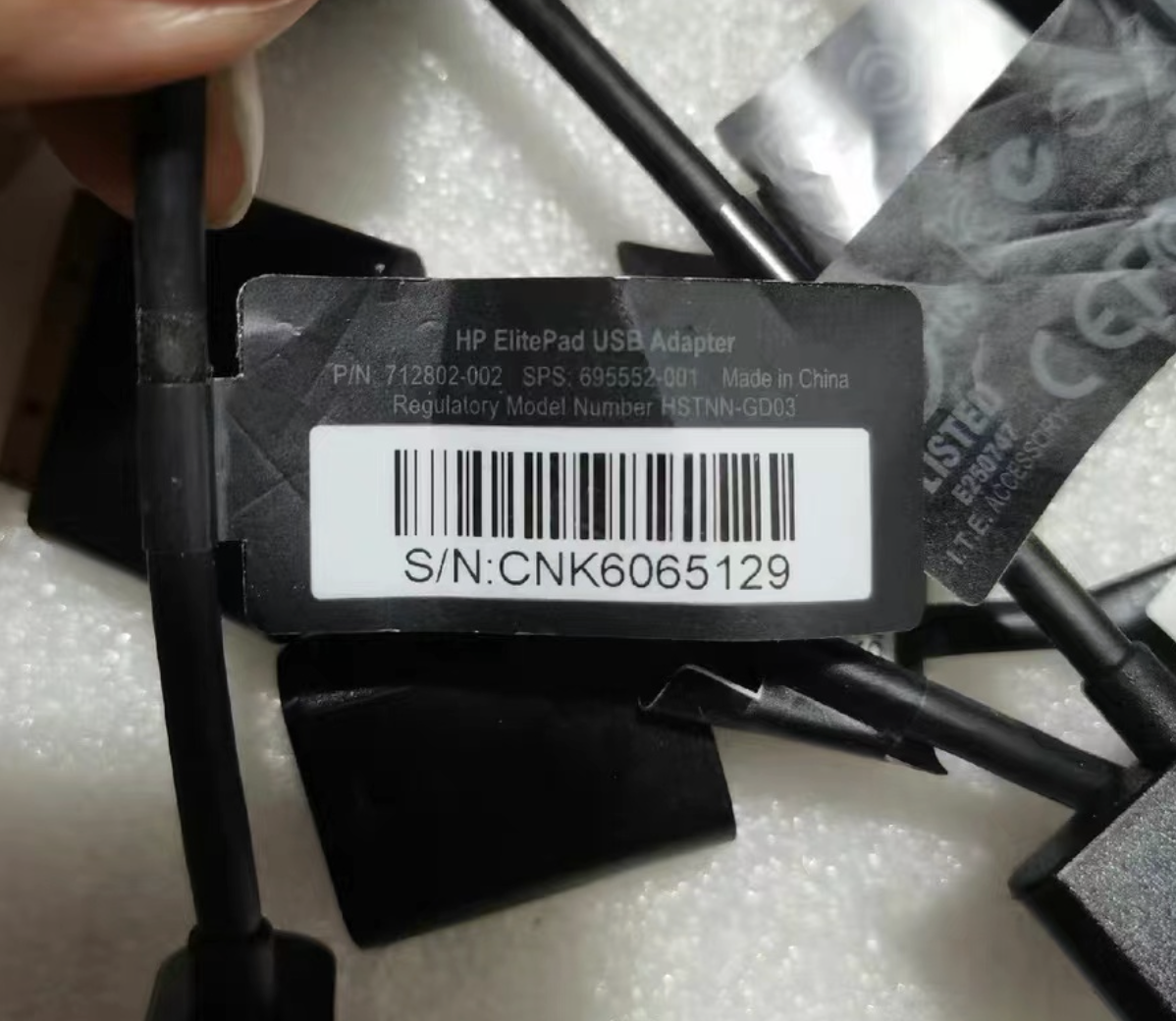 Usb-adapter 695552-001 h3 -in -46aa voor hp elitepad 900 g1 1000 g2- tablet