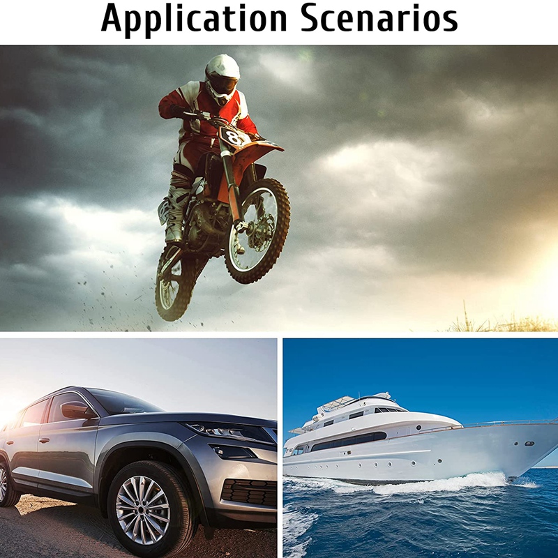 4 Pcs Engine Start Push Button Momentary Start Switch 12V / 24V Weatherproof Push Button Start Switch For Car Truck Boat