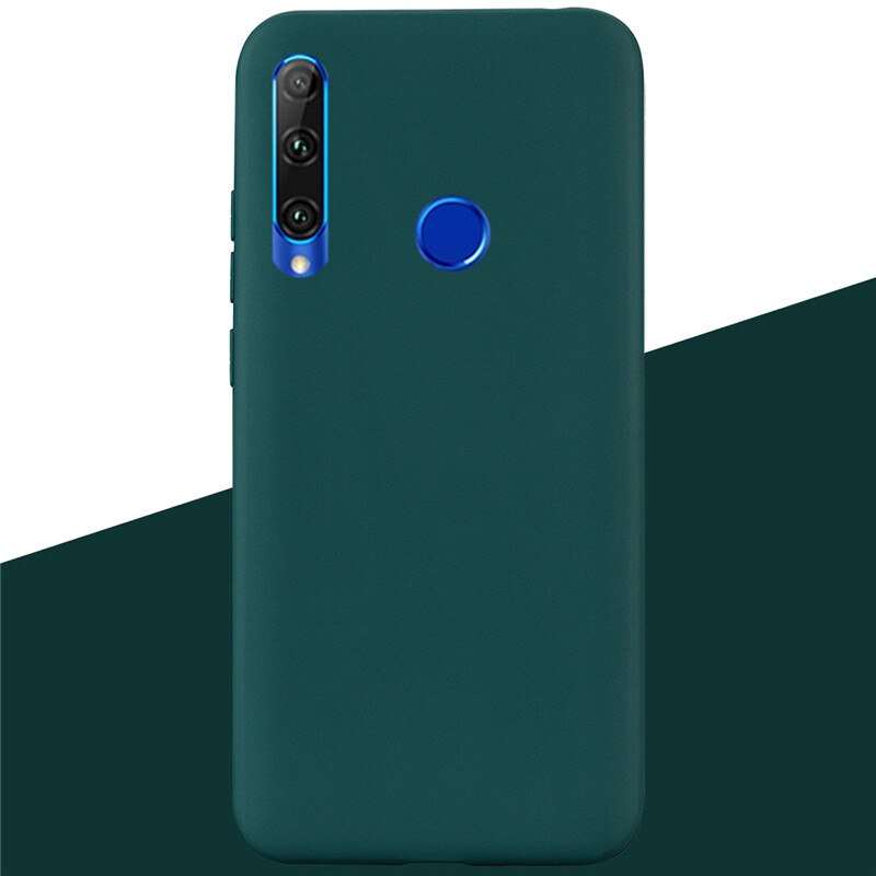 Für Honor 10i Fall Honor 10i HRY-LX1T Fall Silicon Tpu Zurück Abdeckung Telefon Fall Für Huawei Ehre 10i Honor10i 10 ich 6,21 Abdeckung Coque: 14 Dark Green