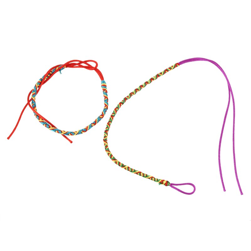 9 stücke Armbänder Brasilianische Draht Geflecht Handmade Ethnischen Bunten #4