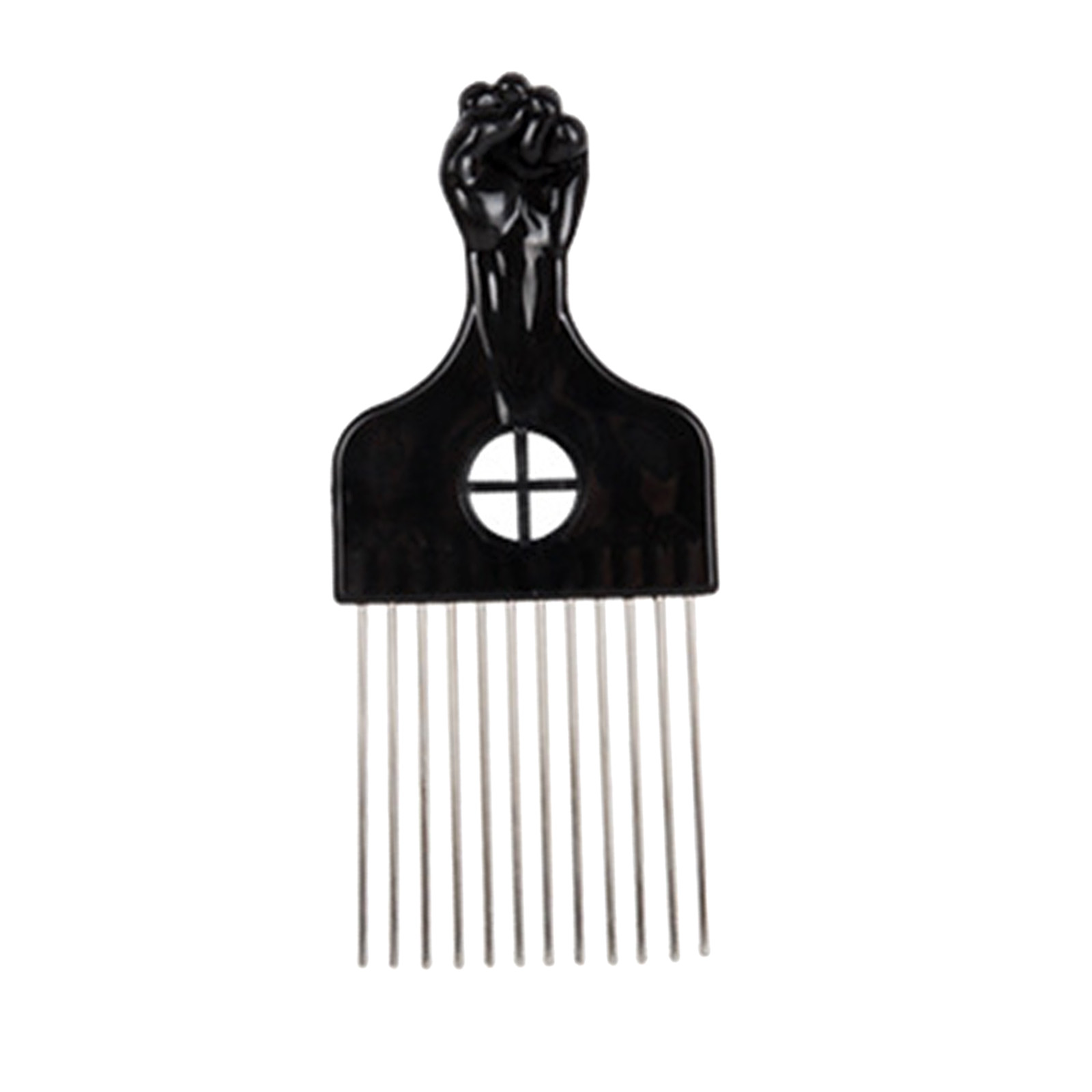 African Afro American Hair Pick Fist Comb Hairdressing Styling Tool Men Home Use