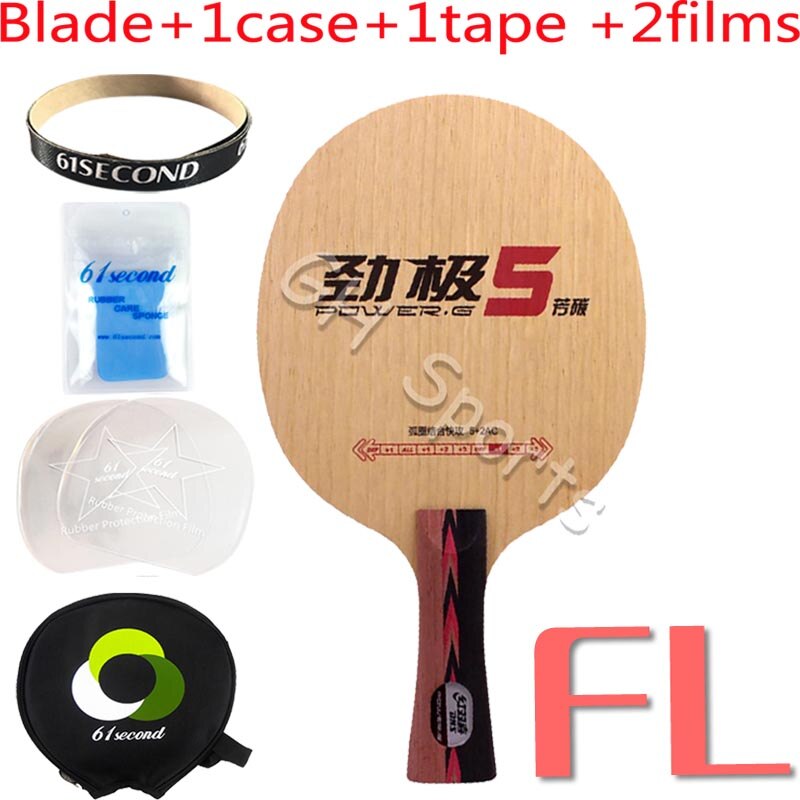 DHS Malong nouvelle puissance. G5 PG5 PG 5 lame de Tennis de Table 5 bois + 2 Arylate carbone ALC raquette Ping-Pong batte