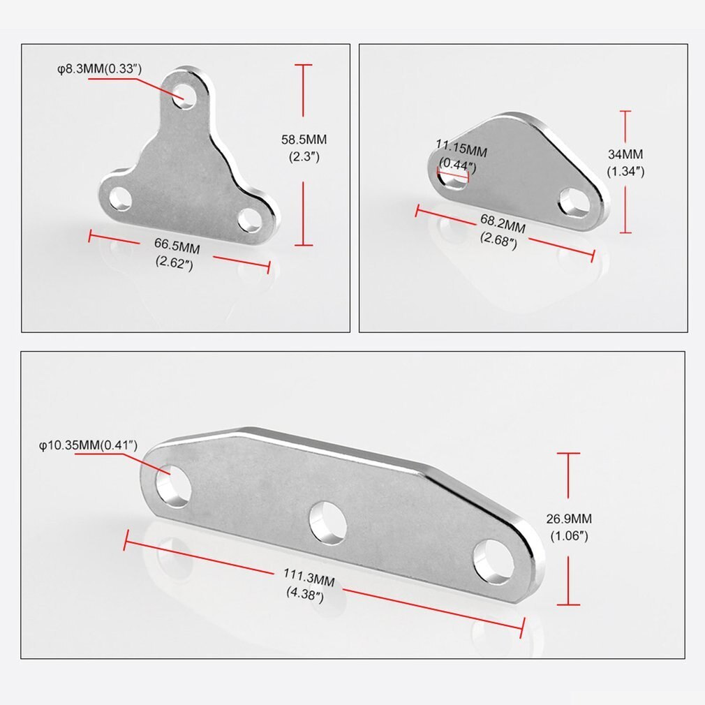 Kit de aleación de aluminio para coche, juego de accesorios para motor EGR Smog, eliminar bloque de admisión de escape, para Toyota 20R 22R 22RE & 22RET