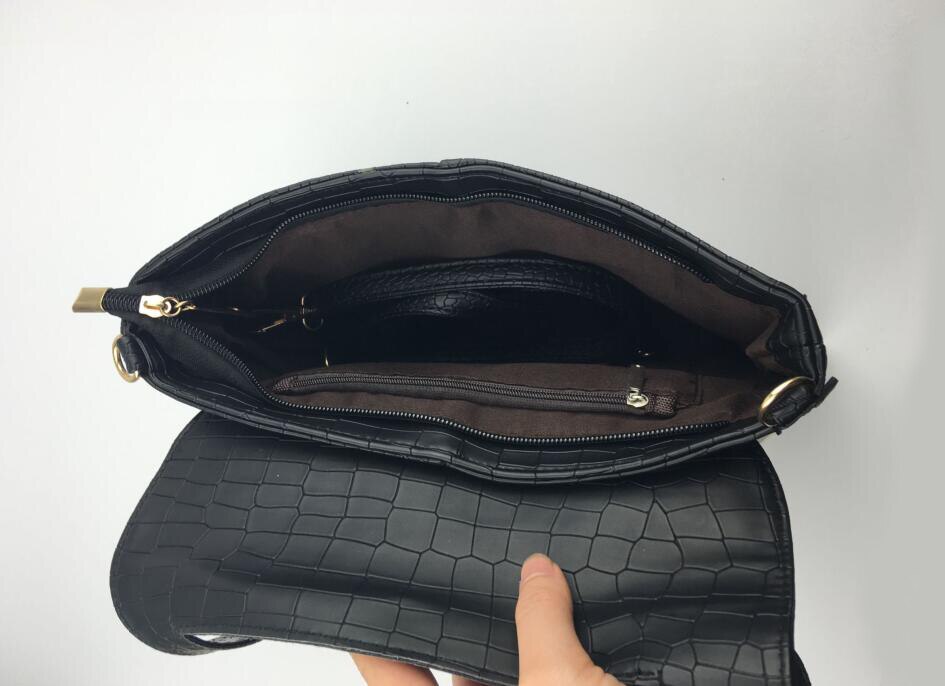 ANAWISHARE Vrouwen Lederen Handtassen Dag Koppelingen Alligator Krokodil Crossbody Messenger Bag Dames Envelop Avondfeest Zak