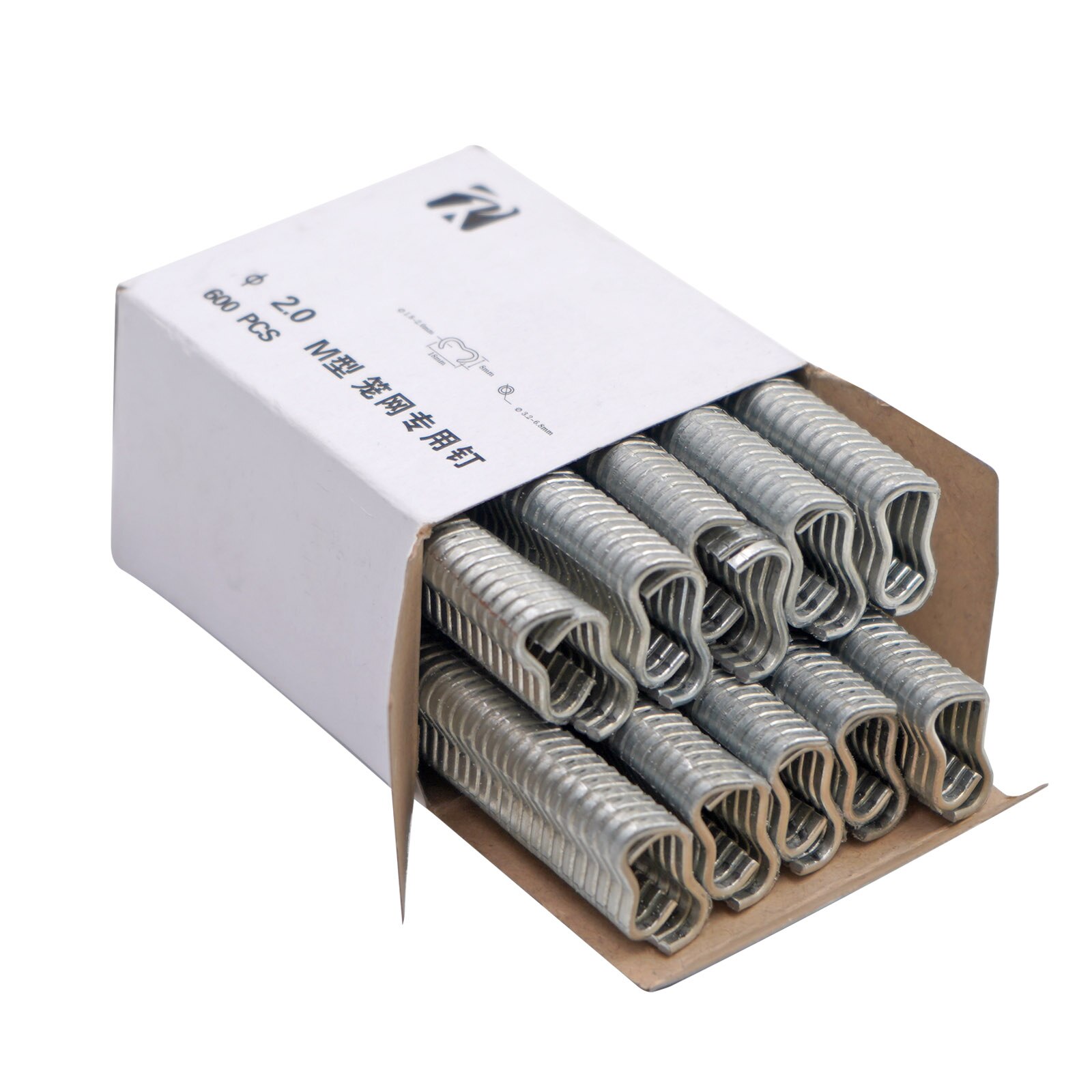 Hog Ring Zange Mit 600 M-Clips - Halbautomatisch Für Drahtzäune & Käfige