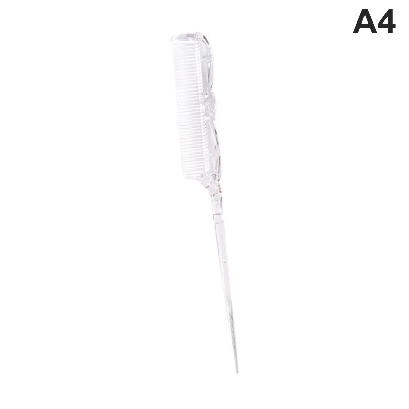 Pin Tail Hair Edge Comb Home Salon Hairdressing Styling Brush Separate Parting for Hair Styling Antistatic: 4