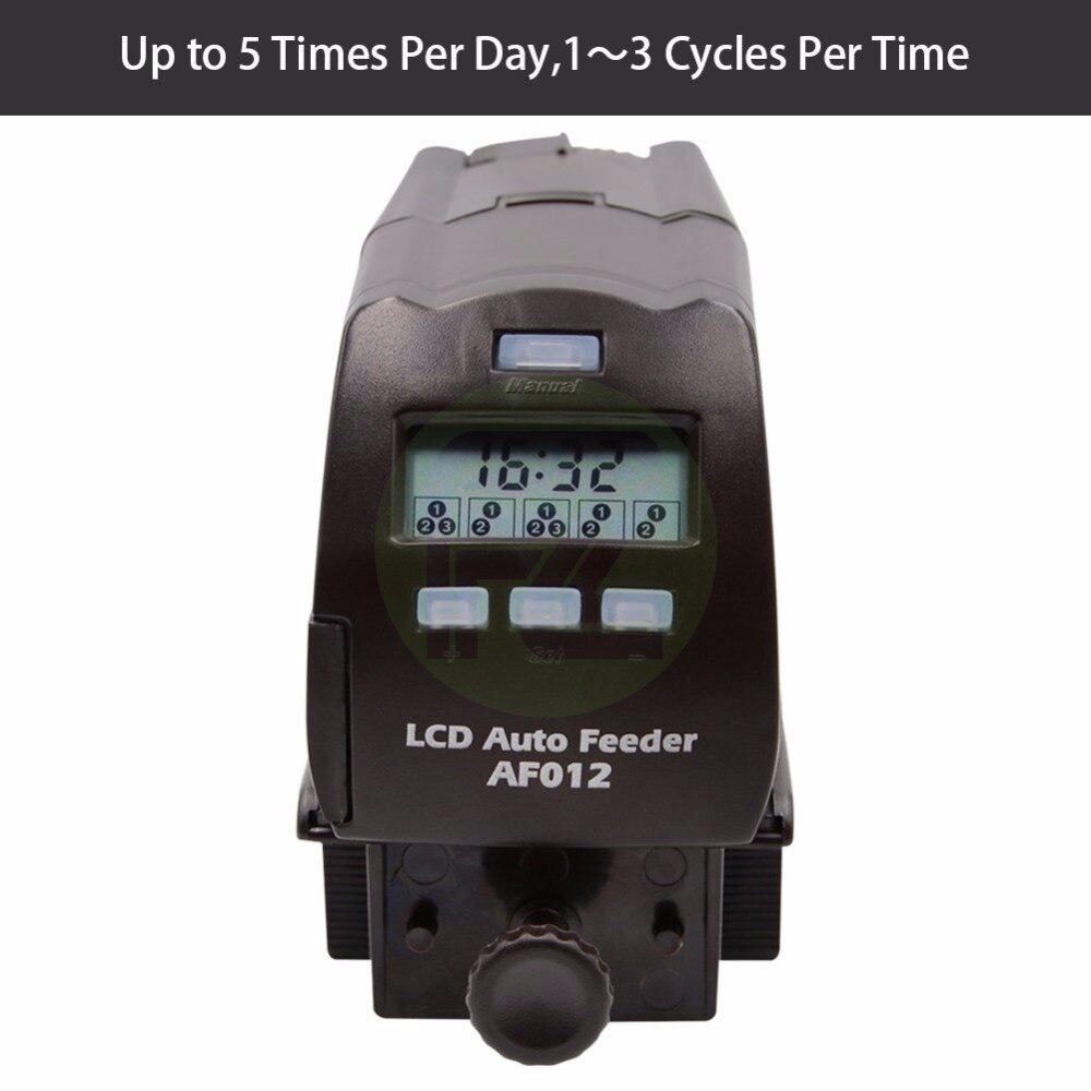 Digital LCD Automatic Fish Feeder Aquarium Tank Pond Auto Fish Feeder Timer Food Feeder Timer Capacity Adjustable