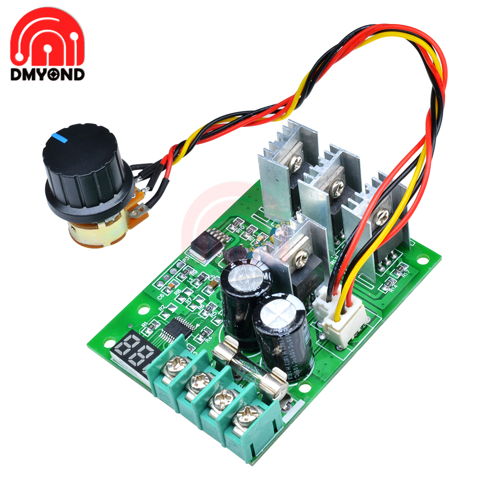 30A DC 6-60V Digital LED Display Motor Speed Controller