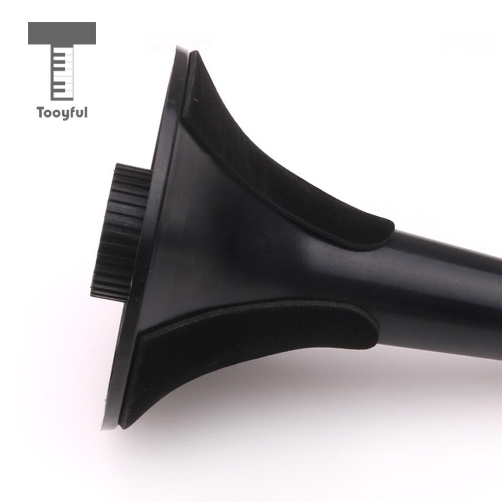 Holdbar aftagelig foldbar trompetstøttebeslag messinginstrumentdele sort