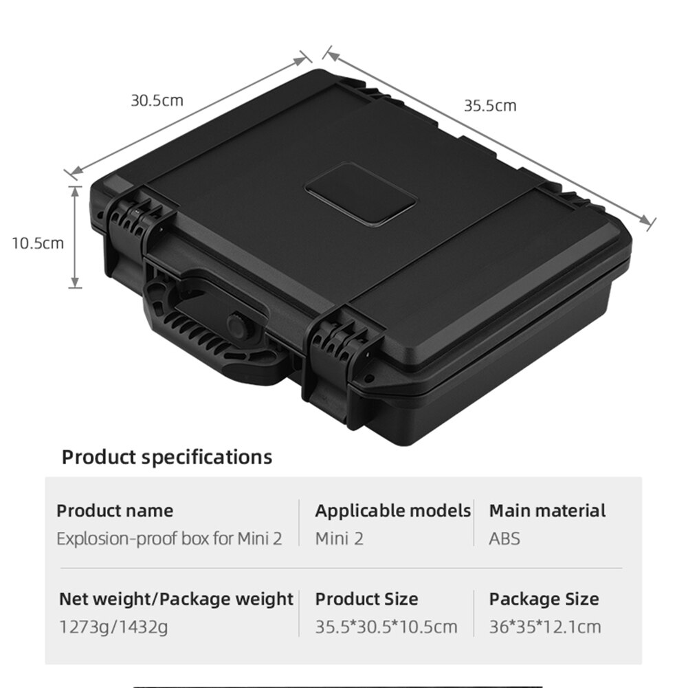 La custodia portatile antideflagrante è adatta per gli accessori di gioco DJI Mavic Mini 2