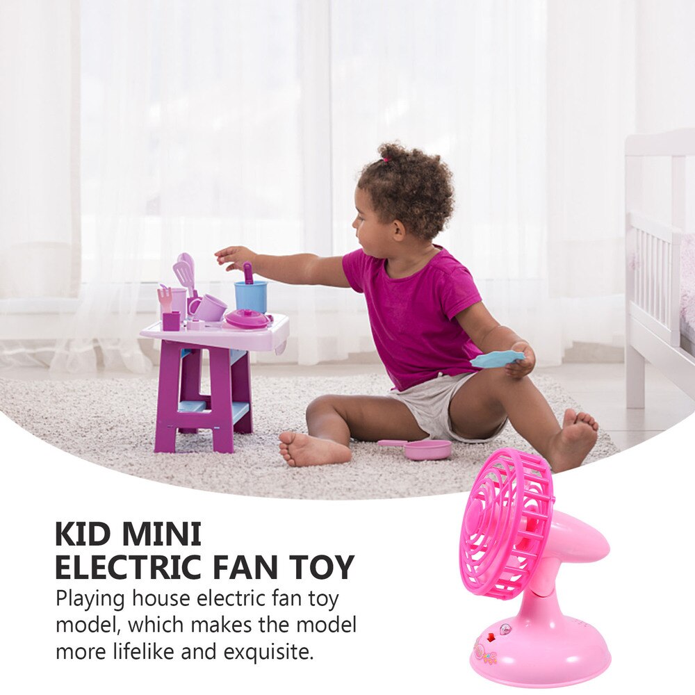 1pc Miniature Electric Fan Model Scene Layout for Kids )