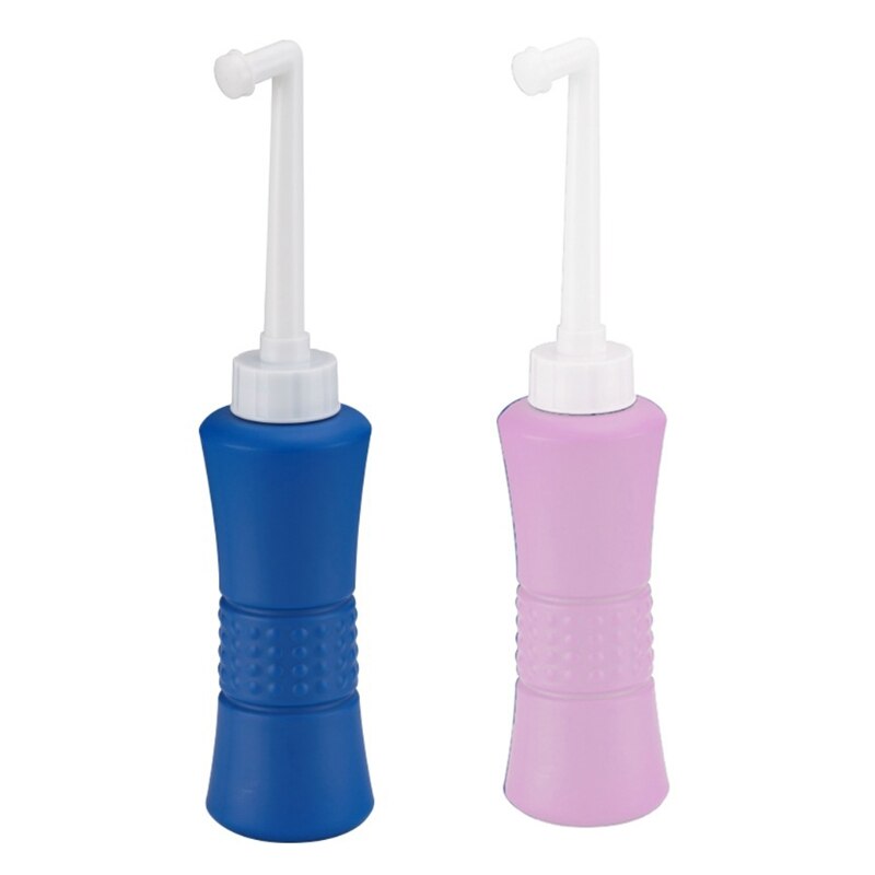 Limpiador tipo Bidet portátil para exteriores, prensa manual, paquetes de botellas, lavado corporal X6HD