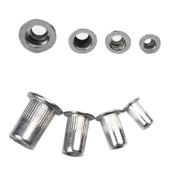 130PCS M3/M4/M5/M6/M8 Aluminium Threaded Rivet Nut furniture screw assortment bolt assortment