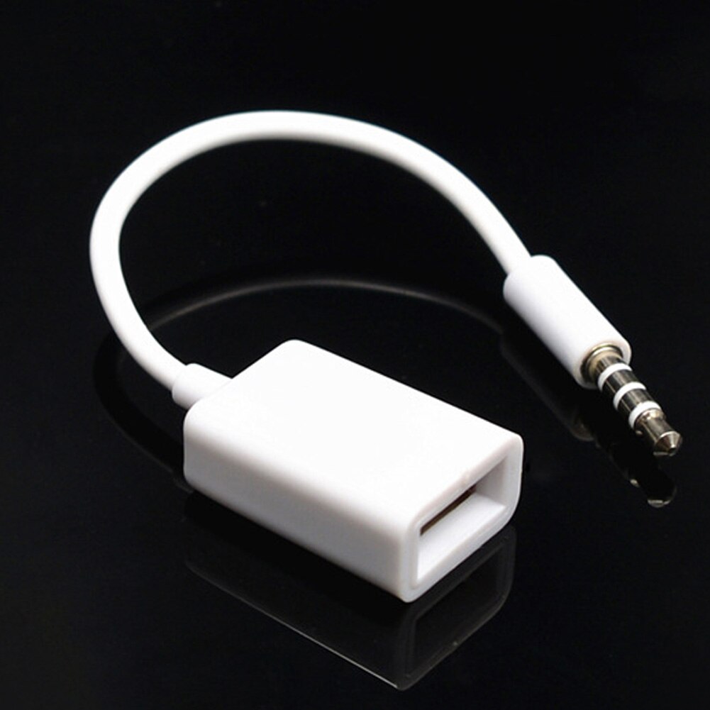 Male To Female 3.5mm Jack Aux Cable Plug Male Connector Adapter Audio Car Converter