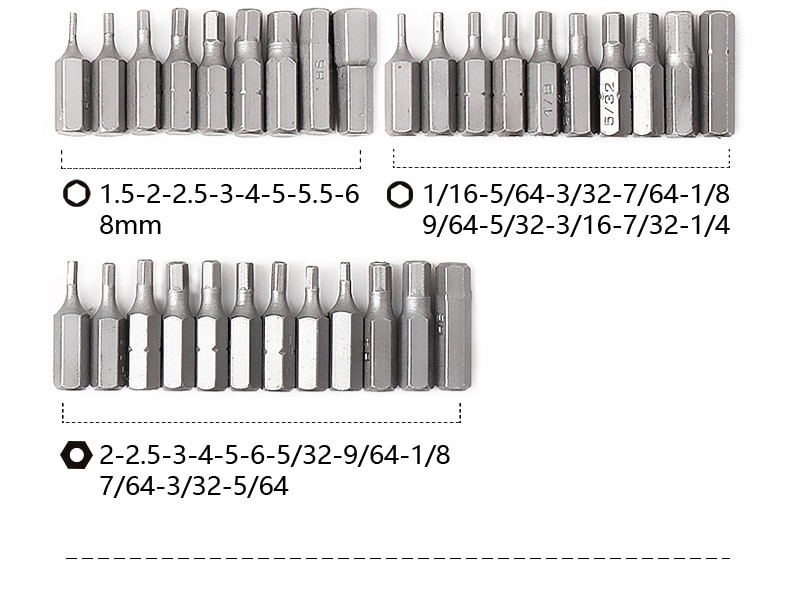 100pcs Screwdriver Security Bit Set Torx Tamper Screws Hex Key Phillips Slotted Tri-Wing Car Repair Screwdriver Hand Tool Kit