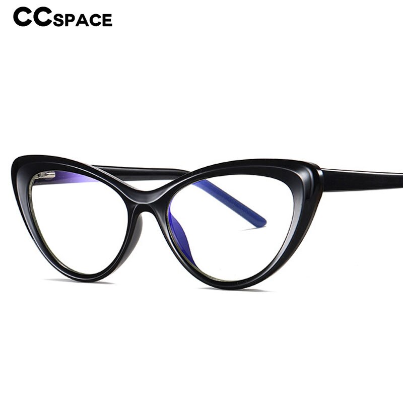 49082 Anti-blue Light Plastic Titanium Glasses Frames Cat Eye Ultralight Men Women Optical Computer Glasses