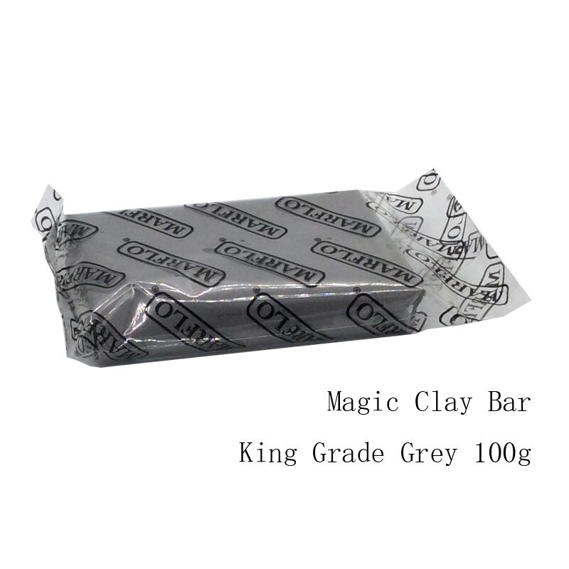 Arustfjerner rustforebyggende magic clay bar 1pc king grade grå detaljeværktøj 100g rengøring clay bar marflo malingsrenser