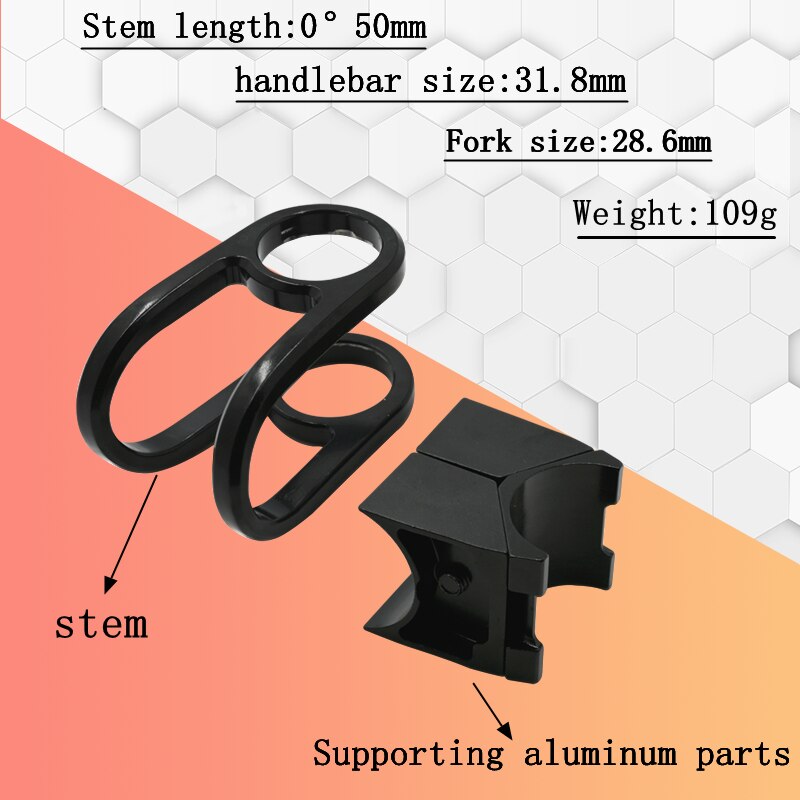 Redshift Aluminum Alloy Bike Handlebar Stem 31.8mm Ultralight MTB Stem Cycling Stem for Mountain Bike Road Bike BMX