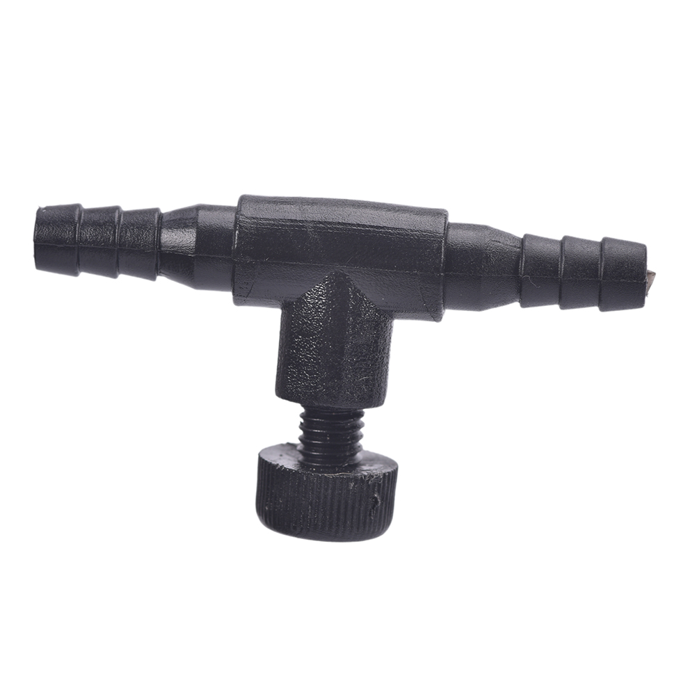 3/10 Pcs Fish Tank Air Line Flow Control Regulator Valve Aquarium Voor 4/6 Mm Luchtvaartmaatschappij Tubing pijp Verstelbare Connector Schakelaar Kraan: Black / 10pcs